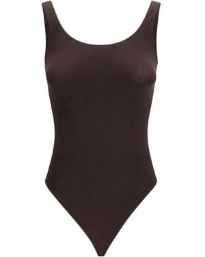 Wolford Cotton Bodysuit - Brown