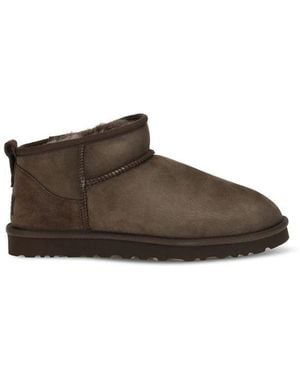 UGG Leather Ankle Boots - Brown