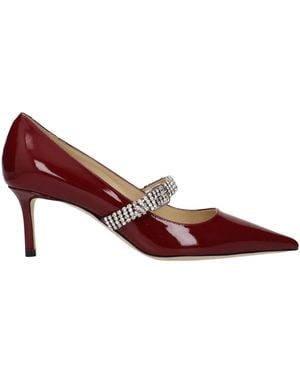Jimmy Choo Noa Pump Patent/Cherry - Red