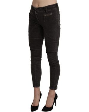 Ermanno Scervino Chic Capri Cropped Trousers - Black