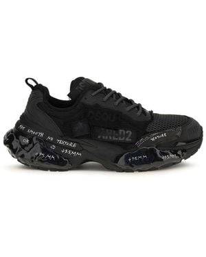 DSquared² Polyester Athletic Sneakers - Black