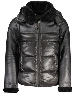 Guess Polyester Jacket in Blue for Men Lyst