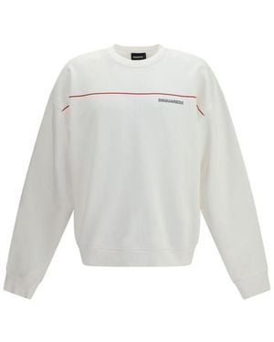 DSquared² Cotton Sweatshirt - White