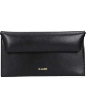 Jil Sander Leather Wallet - Black