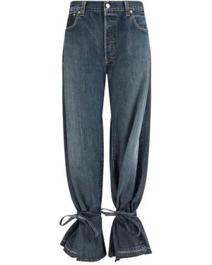 E.L.V. Denim E. L.V. Cotton Straight-Leg Jeans - Blue