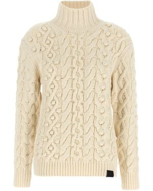 Stella McCartney Virgin Wool Cardigan - Natural