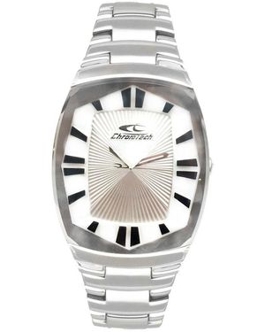 Chronotech Stainless Steel Watch - Metallic