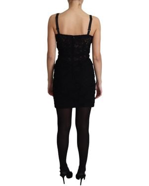 Dolce & Gabbana Lace-up Dress - Black