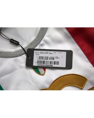 Dolce & Gabbana Sleeveless Top Italian Flag Basket T-Shirt - Black