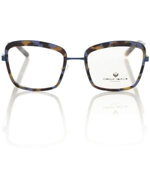 Frankie Morello Metallic Eyeglass Frame - Blue