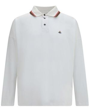 Vivienne Westwood Cotton Polo Shirt - White