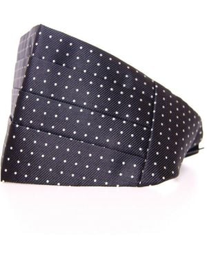 Dolce & Gabbana Waist Smoking Tuxedo Cummerbund Belt Silk - Blue