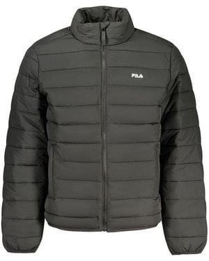 Fila Nero Polyester Jacket - Gray