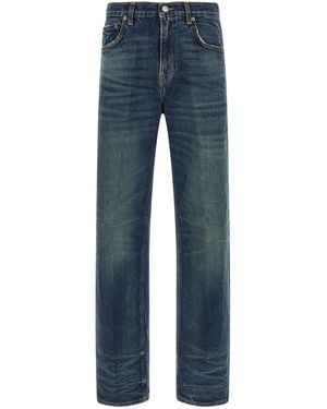 Haikure Cotton Relaxed Fit Jeans - Blue
