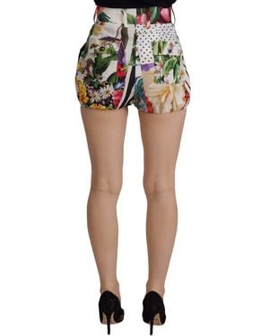 Dolce & Gabbana High Waist Hot Trousers Shorts - Black