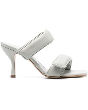 Gia Borghini Perni Leather Sandals - White