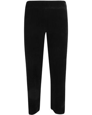 Avenue Montaigne Alex Velvet Pants - Black