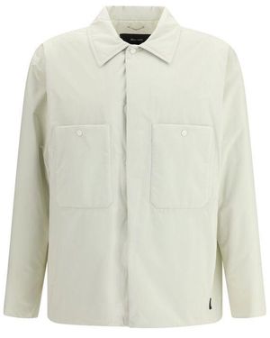 Laminar Nylon Coat - White