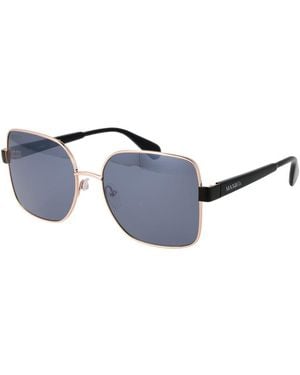 MAX&Co. Rose Gold Metal Sunglasses - Blue