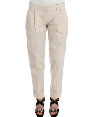 Ermanno Scervino Chinos Casual Dress Pants Khakis - Natural