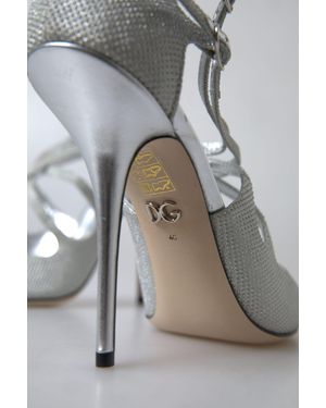 Dolce & Gabbana Shimmers Sandals Heel Court Shoes Shoes - Grey