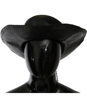CoSTUME NATIONAL Wide Brim Cowboy Solid Hat - Black