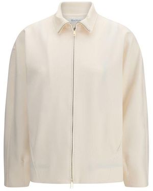 Max Mara Pure Polyamide Shell Jacket - Natural