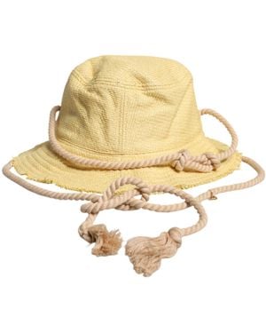 Dolce & Gabbana Cotton Wide Brim Bucket - Metallic