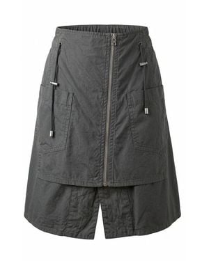 MR & MRS Gray Cotton Skirt