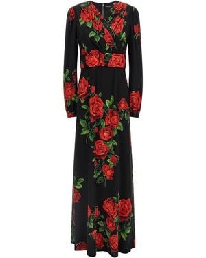 Dolce & Gabbana Dolce & Gabbana 'Rose' Dress - Red