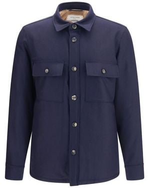 Jacob Cohen Wool Oves Aries Full-Length Jacket - Blue