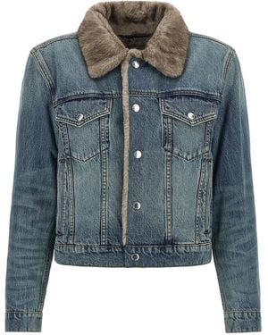 Alexander Wang Cotton Denim Jacket - Blue