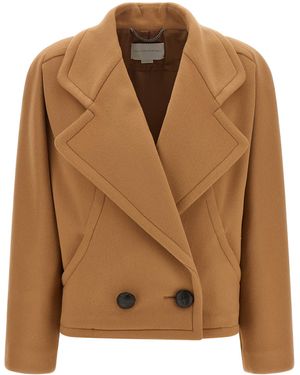 Stella McCartney Wool Coat - Brown