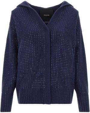Pinko Wool Cardigan - Blue