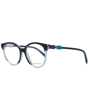 PUCCI Black Plastic Glasses (frames) - Blue