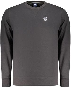North Sails Black Cotton Mens Sweatshirt - Gray