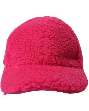 Dolce & Gabbana Fleece Plush Baseball Hat - Red