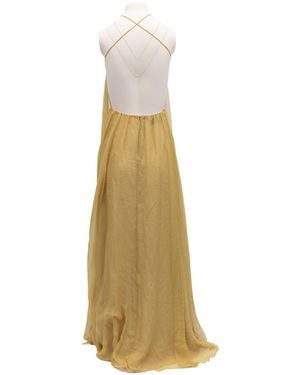 Valentino Garavani Flowy Open-Back Evening Dress - White
