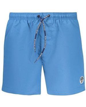 North Sails Blu Polyester Swim Boxer - Blue