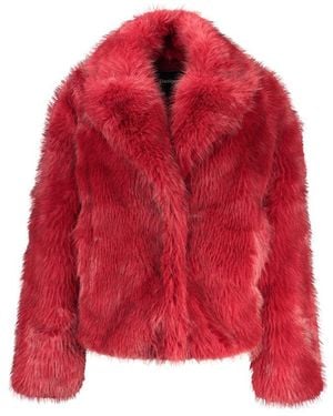 Desigual Rosso Poliestere Donna Jacket - Red