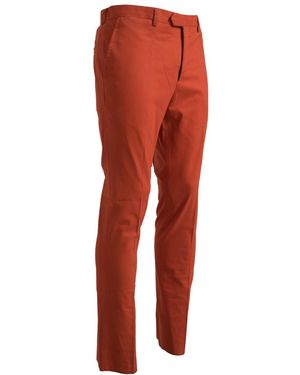 Bencivenga Straight Fit Formal Pants Pants - Red
