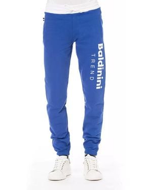 Baldinini Cotton Sport Pant - Blue