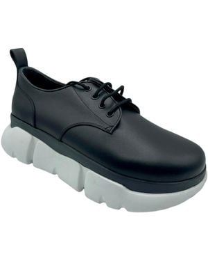 MCM New Leather Platform Sneaker Mex9ara72bk (eu 43 / Us 10) - Blue