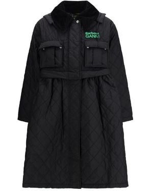 Barbour Polyester Coat - Black
