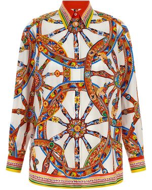 Dolce & Gabbana Cotton Blouse - Multicolor