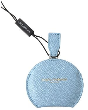 Dolce & Gabbana Light Calfskin Leather Mirror Holder - Blue