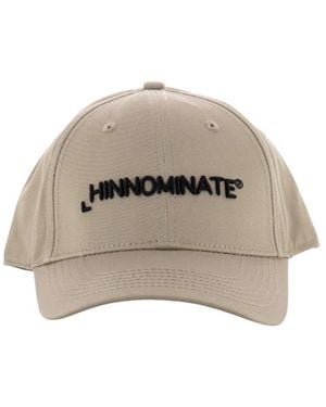 hinnominate Embroidered Logo Cotton Hat - Natural