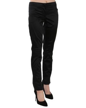 Exte Mid Waist Skinny Dress Formal Pants Pants - Black
