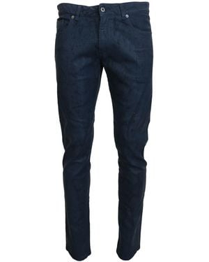 Exte Cotton Tapered Slim Fit Casual Denim Jeans - Blue