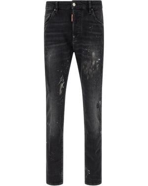 DSquared² Cotton Slim Fit Jeans - Blue